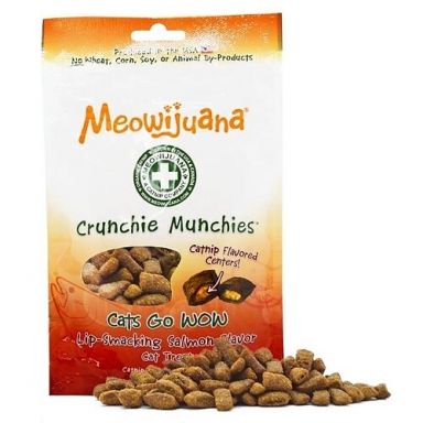 Meowijuana Crunchie Munchie Salmon Treat - OUT OF STOCK